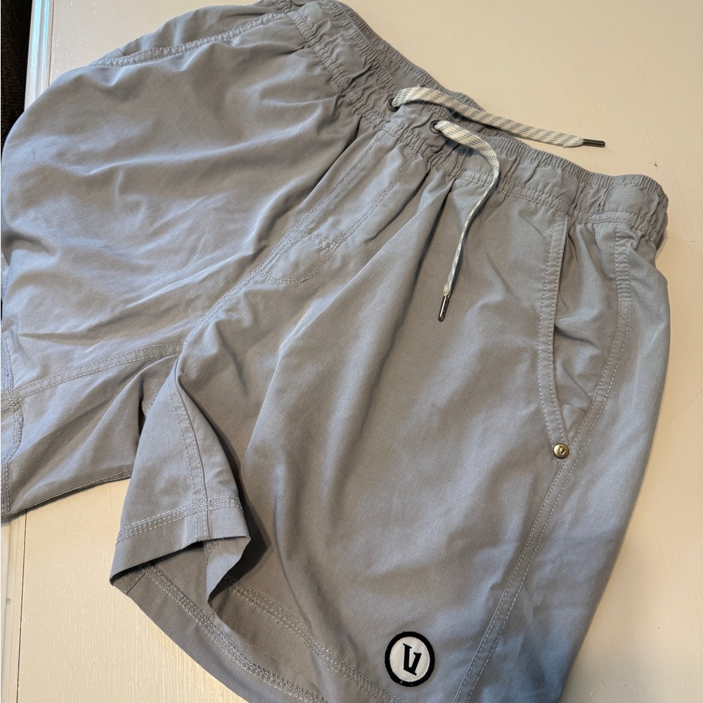 Vuori Gray Athletic Shorts